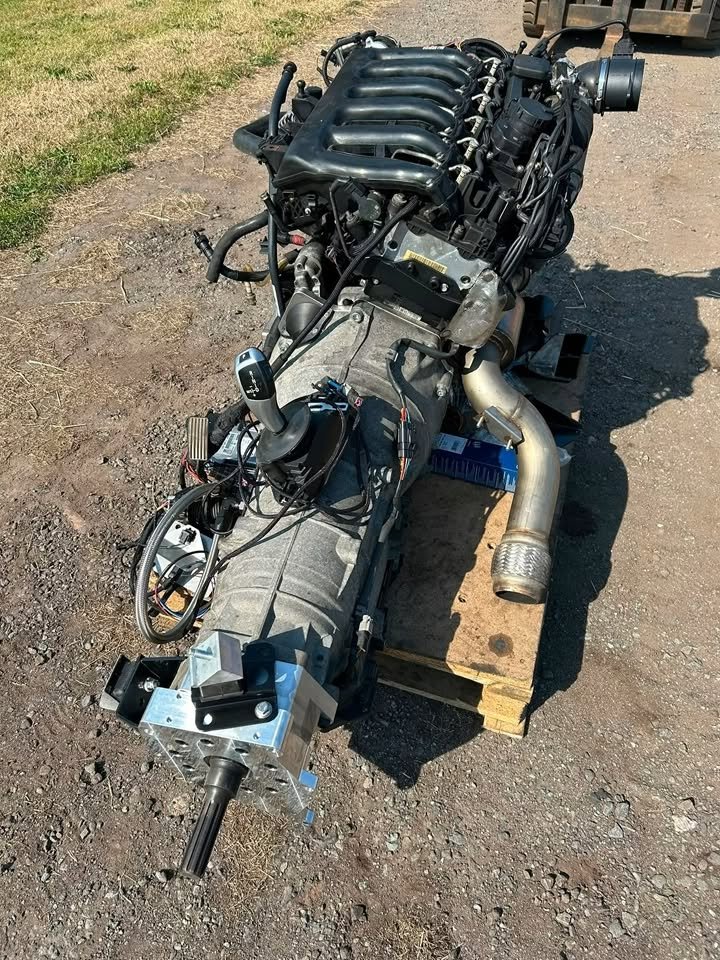 BMW M57N2 3.0L Diesel Complete Engine with Transmission - Image 4