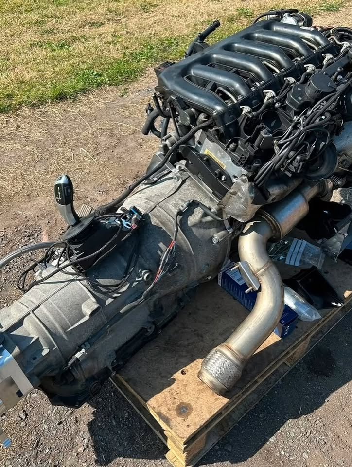 BMW M57N2 3.0L Diesel Complete Engine with Transmission - Image 3