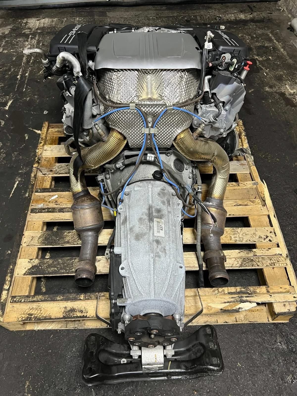Mercedes Benz M177.980 4.0L Twin Turbo Complete Engine with Transmission