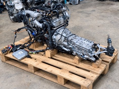 JDM Toyota 2JZ-GTE Twin Turbo Non - VVTI Complete Engine Transmission