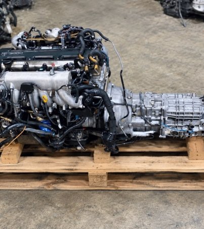 JDM Toyota 2JZ-GTE Twin Turbo Non - VVTI Complete Engine Transmission