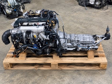 JDM Toyota 2JZ-GTE Twin Turbo Non - VVTI Complete Engine Transmission