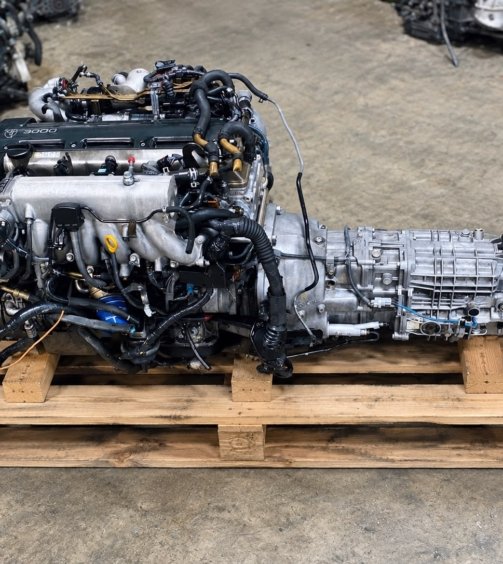 JDM Toyota 2JZ-GTE Twin Turbo Non - VVTI Complete Engine Transmission